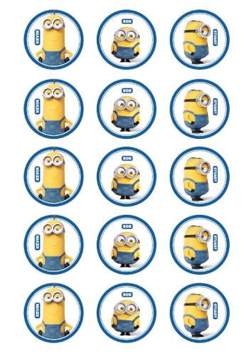 Minion Cupcake Images - Click Image to Close